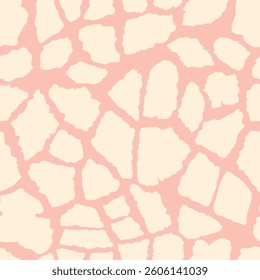 Abstract modern giraffe seamless pattern. Animals trendy background. Colorful decorative vector stock illustration for print, card, postcard, fabric, textile. Modern ornament of stylized skin.