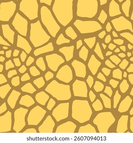 Abstract modern giraffe seamless pattern. Animals trendy background. Colorful decorative vector stock illustration for print, card, postcard, fabric, textile. Modern ornament of stylized skin.