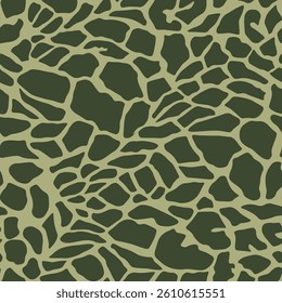 Abstract modern giraffe seamless pattern. Animals trendy background. Colorful decorative vector stock illustration for print, card, postcard, fabric, textile. Modern ornament of stylized skin.