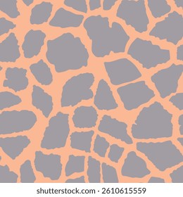 Abstract modern giraffe seamless pattern. Animals trendy background. Colorful decorative vector stock illustration for print, card, postcard, fabric, textile. Modern ornament of stylized skin.