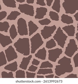Abstract modern giraffe seamless pattern. Animals trendy background. Colorful decorative vector stock illustration for print, card, postcard, fabric, textile. Modern ornament of stylized skin.