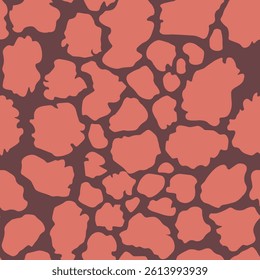 Abstract modern giraffe seamless pattern. Animals trendy background. Colorful decorative vector stock illustration for print, card, postcard, fabric, textile. Modern ornament of stylized skin.