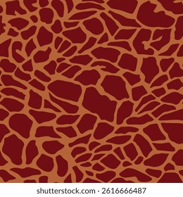 Abstract modern giraffe seamless pattern. Animals trendy background. Colorful decorative vector stock illustration for print, card, postcard, fabric, textile. Modern ornament of stylized skin.