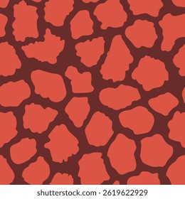 Abstract modern giraffe seamless pattern. Animals trendy background. Colorful decorative vector stock illustration for print, card, postcard, fabric, textile. Modern ornament of stylized skin.