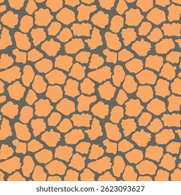 Abstract modern giraffe seamless pattern. Animals trendy background. Colorful decorative vector stock illustration for print, card, postcard, fabric, textile. Modern ornament of stylized skin.
