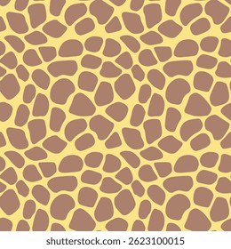 Abstract modern giraffe seamless pattern. Animals trendy background. Colorful decorative vector stock illustration for print, card, postcard, fabric, textile. Modern ornament of stylized skin.