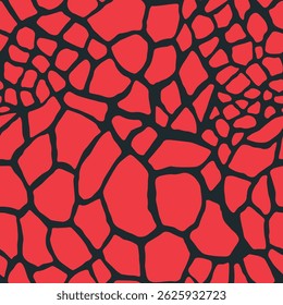 Abstract modern giraffe seamless pattern. Animals trendy background. Colorful decorative vector stock illustration for print, card, postcard, fabric, textile. Modern ornament of stylized skin.