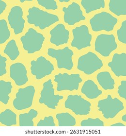 Abstract modern giraffe seamless pattern. Animals trendy background. Colorful decorative vector stock illustration for print, card, postcard, fabric, textile. Modern ornament of stylized skin.