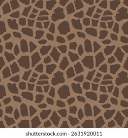 Abstract modern giraffe seamless pattern. Animals trendy background. Colorful decorative vector stock illustration for print, card, postcard, fabric, textile. Modern ornament of stylized skin.