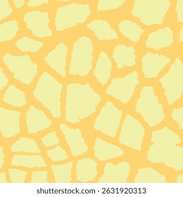 Abstractas jirafa moderna sin patrón. Animales de fondo de moda. Ilustración de stock de Vector decorativo colorido para imprimir, tarjeta, postal, tela, textil. Adorno moderno de piel estilizada.