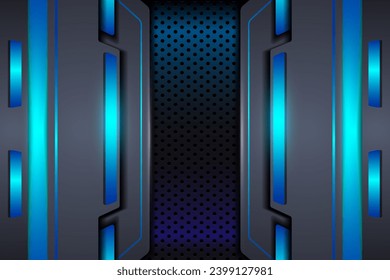 Abstract Modern Glossy Metallic Background Design