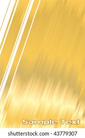 Abstract Modern Gold Card Vector. Also available in raster.