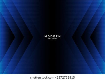 Abstract modern gradient arrow blue background high tech template. Concept technology, futuristic, Ai, design, business, online, financial, presentation, banner, advert, brochure, cover