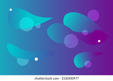Abstract modern gradient background. Vector illustration.