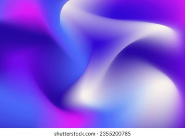 Abstract modern gradient background. Vibrant colorful blurred mesh wave art backdrop. Poster design Graphic template vector