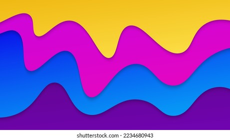 Resumen Diseño de fondo de forma de degradado moderno con colores