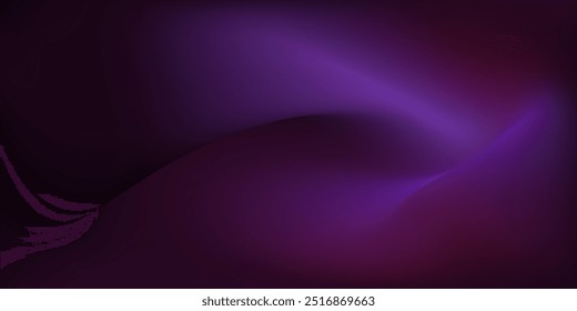 Abstract Modern gradient dark purplish banner background
