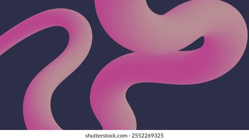 Abstrato Moderno Gradiente Ondas De Fluidos. Traçados em espiral fluindo Line Art , efeito de linha 3d 