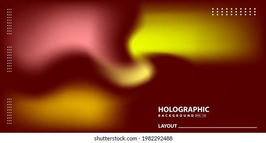 Abstract Modern gradient Hologram Background