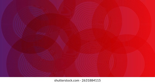 Abstract modern gradient horizontal template background. Trendy bright circle lines creative design. Minimal style graphic elements. Suit for poster, cover, banner, flyer