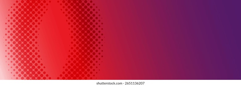 Abstract modern gradient horizontal template background. Trendy bright circle dot creative design. Minimal style graphic elements. Suit for poster, cover, banner, flyer, brochure, presentation