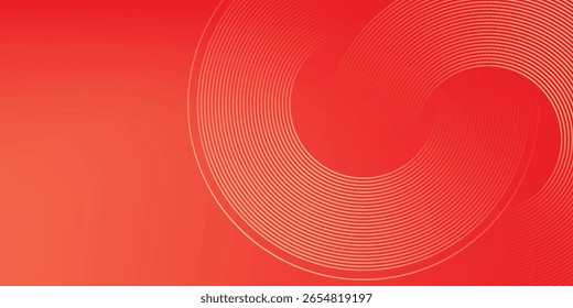 Abstract modern gradient horizontal template background. Trendy bright circle lines creative design. Minimal style graphic elements. Suit for poster, cover, banner, flyer, brochure, presentation 