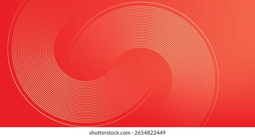 Fundo de modelo horizontal de gradiente moderno abstrato. Trendy brilhante círculo linhas design criativo. Elementos gráficos de estilo mínimo. Terno para cartaz, capa, banner, folheto, brochura, apresentação 