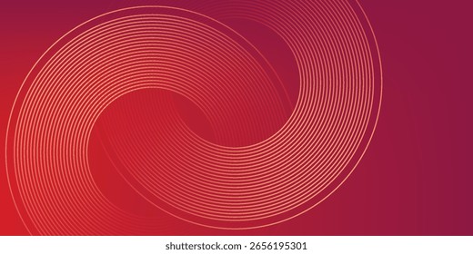 Abstract modern gradient horizontal template background. Trendy bright circle lines creative design. Minimal style graphic elements. vector ilustration.