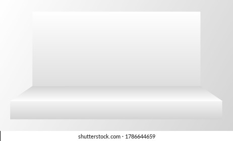 Abstract modern gradient white Geometric background,Eps10 vector.
