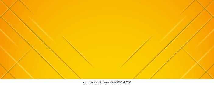 abstract modern gradient yellow background with stripes and overlap