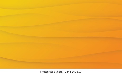 Abstract modern gradient yellow and orange color light and shadow background