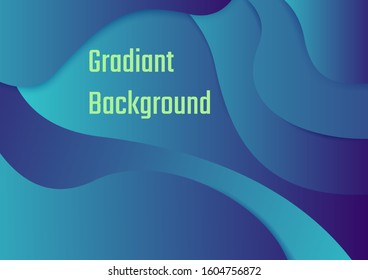 Abstract modern graphic background colored blue waves. Flow liquid shapes. Background with color waves.  