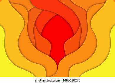 Abstract modern graphic background. Dynamical colored waves. Flowing liquid shapes. Background with color waves. Abstract wavy color paper background.