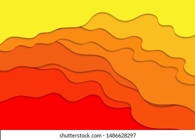 Abstract modern graphic background. Dynamical colored waves. Flowing liquid shapes. Background with color waves. Abstract wavy color paper background.