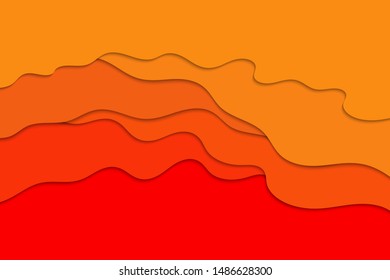 Abstract modern graphic background. Dynamical colored waves. Flowing liquid shapes. Background with color waves. Abstract wavy color paper background.