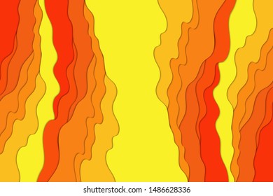 Abstract modern graphic background. Dynamical colored waves. Flowing liquid shapes. Background with color waves. Abstract wavy color paper background.