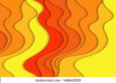 Abstract modern graphic background. Dynamical colored waves. Flowing liquid shapes. Background with color waves. Abstract wavy color paper background.