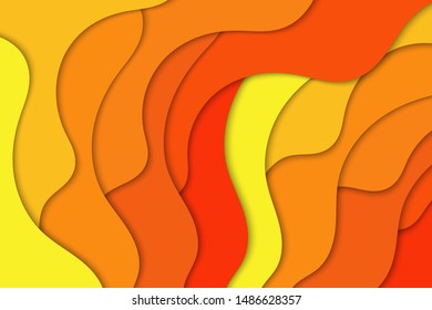 Abstract modern graphic background. Dynamical colored waves. Flowing liquid shapes. Background with color waves. Abstract wavy color paper background.