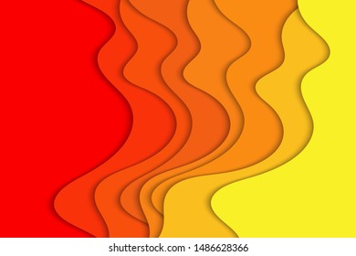 Abstract modern graphic background. Dynamical colored waves. Flowing liquid shapes. Background with color waves. Abstract wavy color paper background.