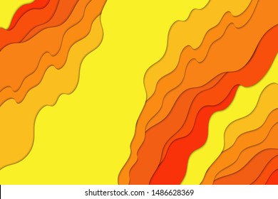 Abstract modern graphic background. Dynamical colored waves. Flowing liquid shapes. Background with color waves. Abstract wavy color paper background.