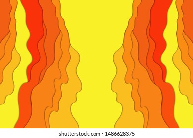 Abstract modern graphic background. Dynamical colored waves. Flowing liquid shapes. Background with color waves. Abstract wavy color paper background.