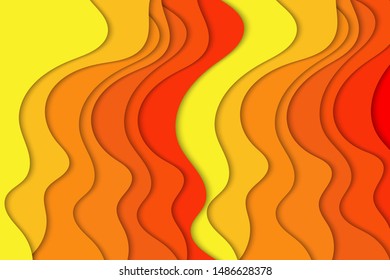 Abstract modern graphic background. Dynamical colored waves. Flowing liquid shapes. Background with color waves. Abstract wavy color paper background.