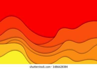 Abstract modern graphic background. Dynamical colored waves. Flowing liquid shapes. Background with color waves. Abstract wavy color paper background.