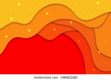Abstract modern graphic background. Dynamical colored waves. Flowing liquid shapes. Background with color waves. Abstract wavy color paper background.