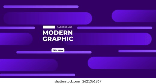 Abstract modern graphic background. Features purple gradient shapes, lines. Clean and minimalist design.