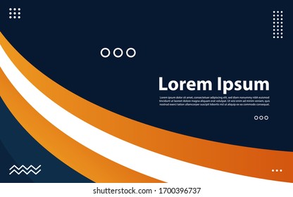 Abstract modern graphic elemen. wavy business style background