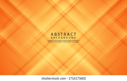 Abstract modern graphic element. Dynamic colored diagonal shapes. Futuristic style design for poster, flyer, brochure etc. Minimal geometric background with orange color for landing page