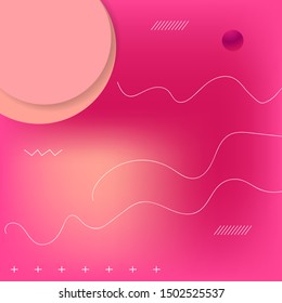 Abstract modern graphic element. dynamical colored forms and waves.  eps 10 Vector
