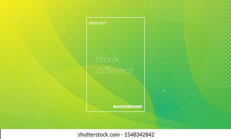 Abstract modern graphic element. Dynamical colored forms and waves. Gradient abstract banner with flowing liquid shapes. Template for the design of a website landing page or background.