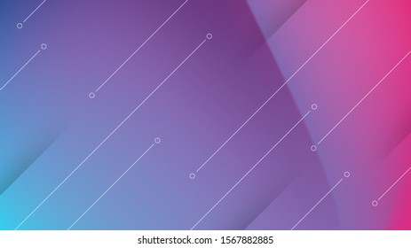 Abstract modern graphic element. Dynamical colored forms and waves. Gradient abstract banner with flowing liquid shapes. Template for the design of a website landing page or background.